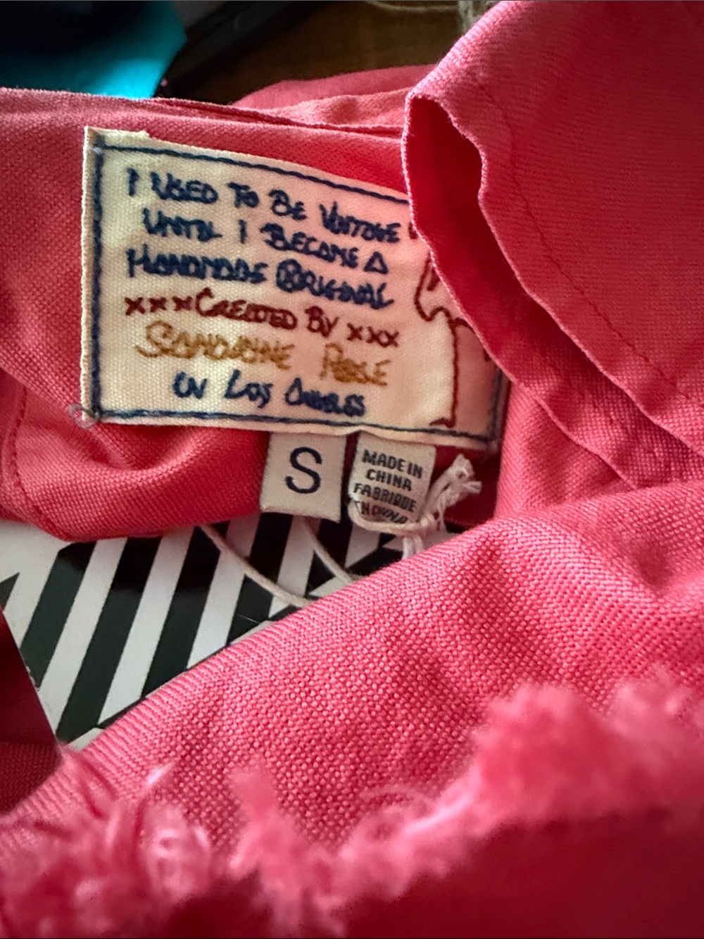 Sandrine Rose Coral Button-Front Shirt Dress‎ small - Picture 8 of 9